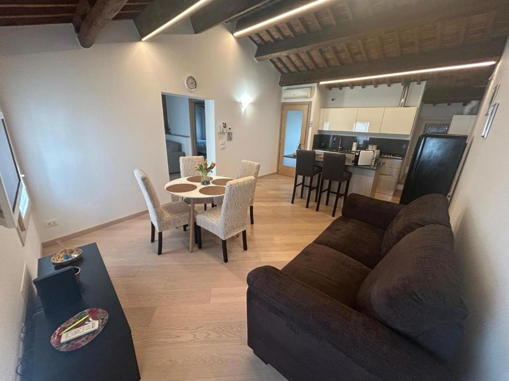 Cucina moderna ed equipaggiata dell'appartamento B&B Il Novalino a Noale